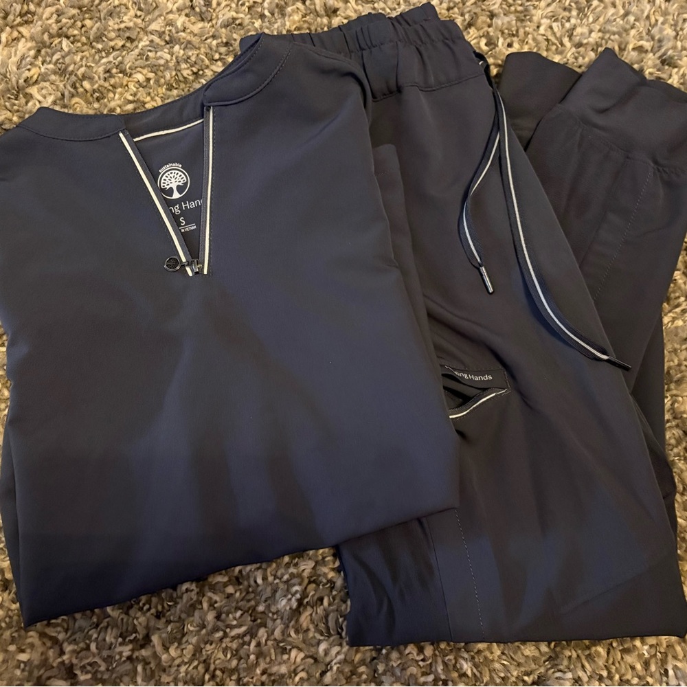 Healing Hands Navy Joggers